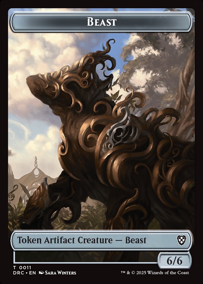Beast — Aetherdrift Commander Tokens (TDRC) #11