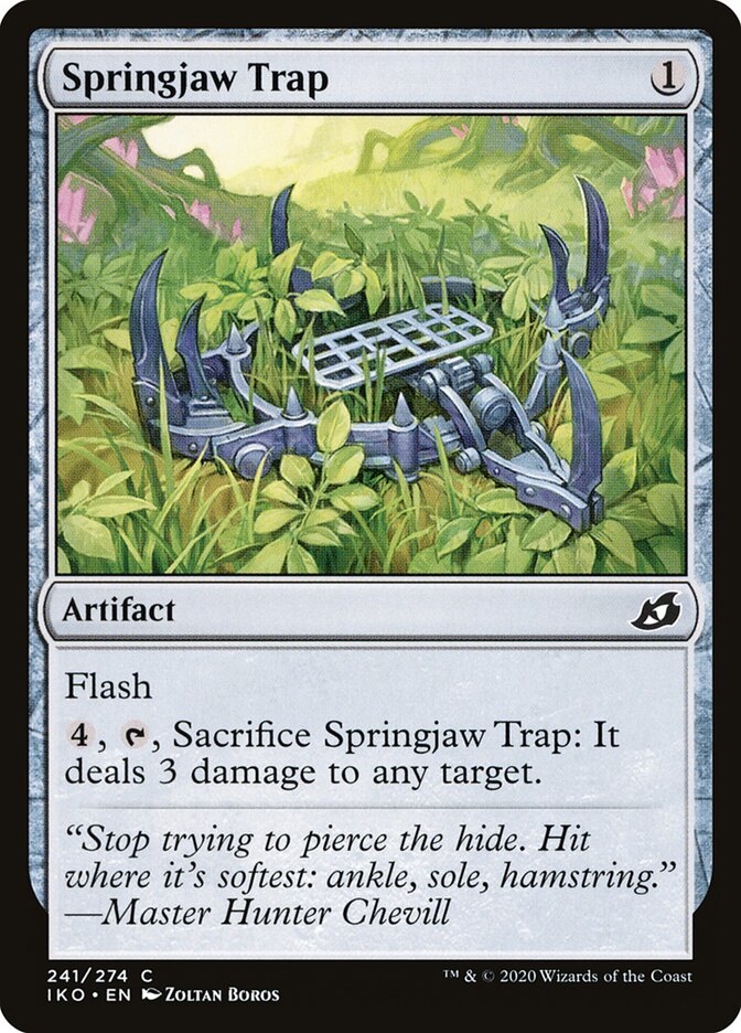Springjaw Trap — Ikoria: Lair of Behemoths (IKO) #241
