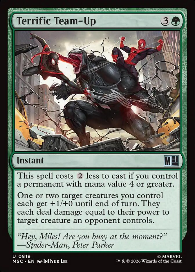 Terrific Team-Up — Marvel Super Heroes Commander (MSC) #819