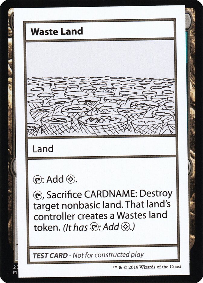 Waste Land — Mystery Booster Playtest Cards 2021 (CMB2) #121