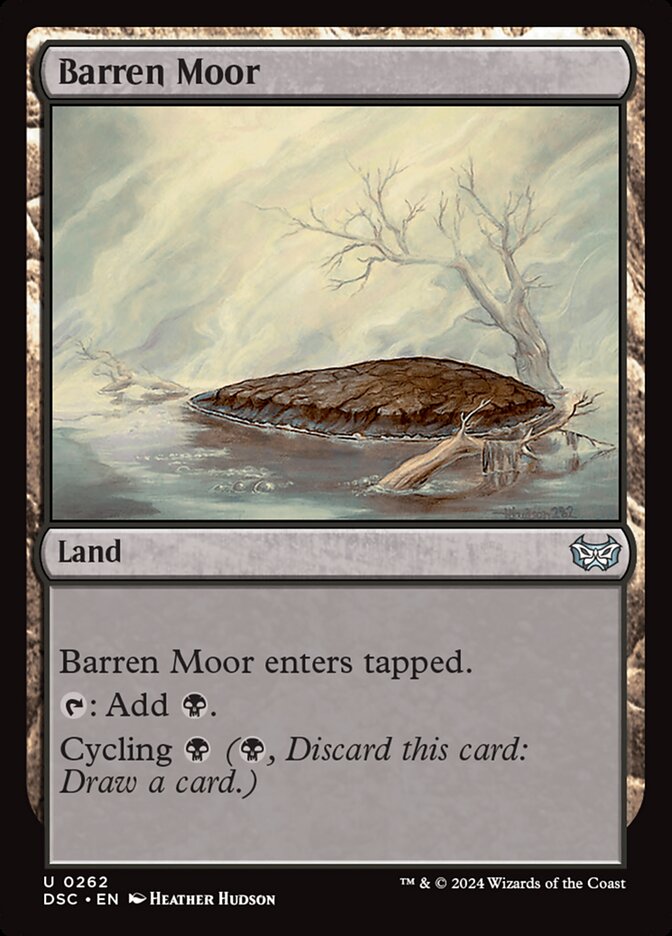 Barren Moor — Duskmourn: House of Horror Commander (DSC) #262