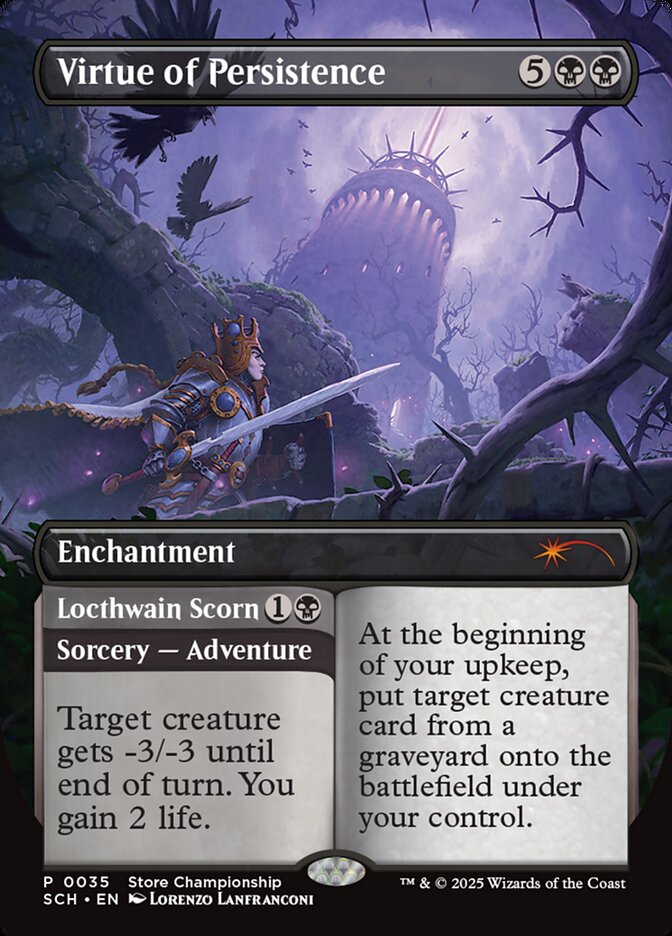 Virtue of Persistence // Locthwain Scorn — Store Championships (SCH) #35