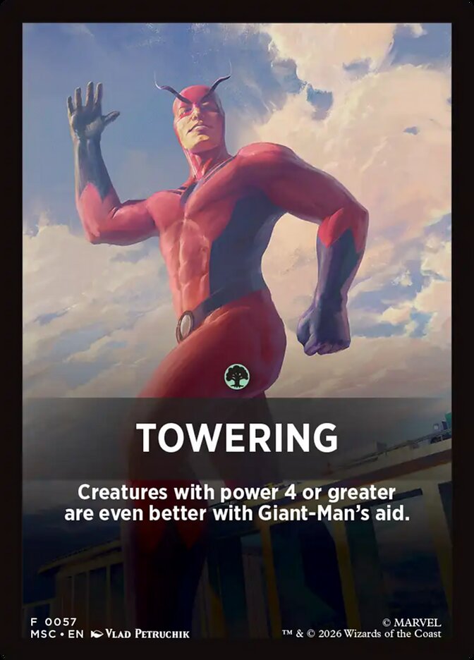 Towering — Marvel Super Heroes Jumpstart Front Cards (FMSC) #57