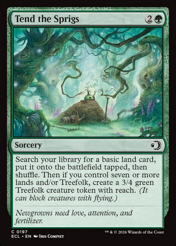 Tend the Sprigs — Lorwyn Eclipsed (ECL) #197