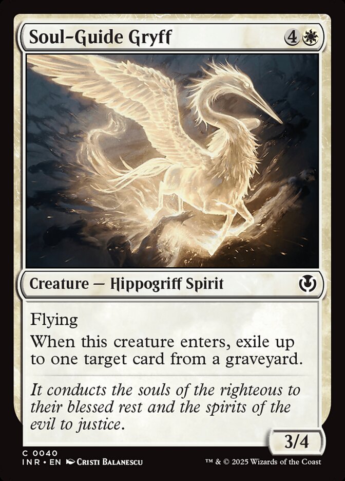 Soul-Guide Gryff — Innistrad Remastered (INR) #40