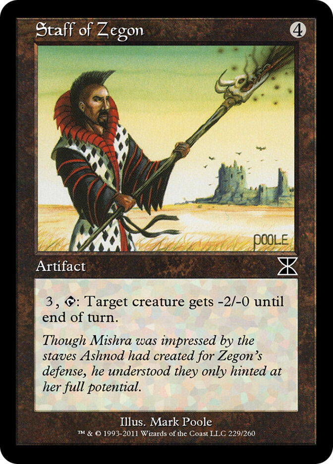 Staff of Zegon — Masters Edition IV (ME4) #229