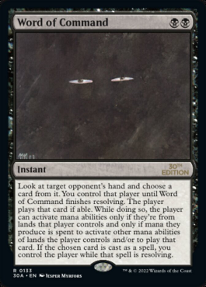 Word of Command — 30th Anniversary Edition (30A) #133