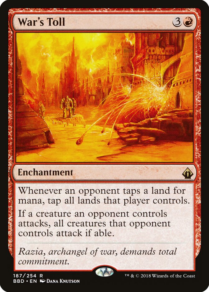 War's Toll — Battlebond (BBD) #187