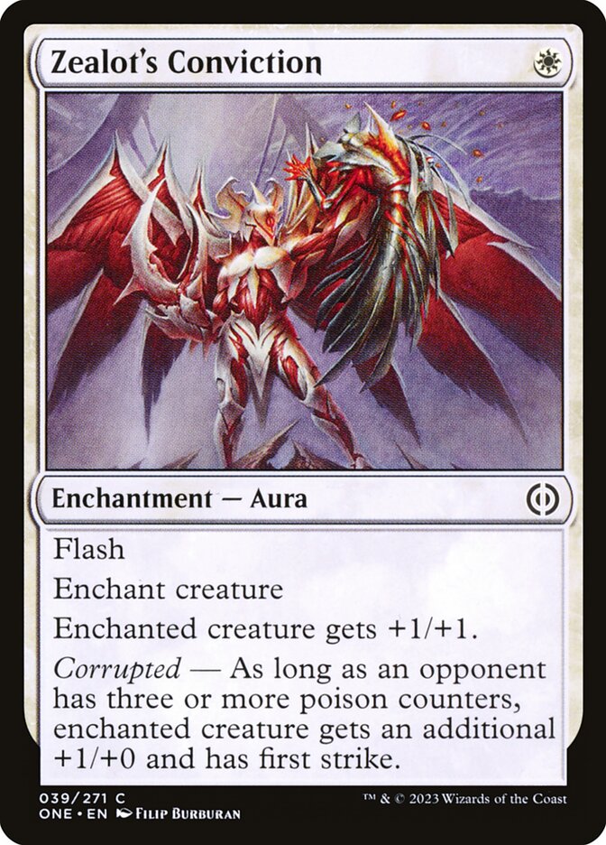 Zealot's Conviction — Phyrexia: All Will Be One (ONE) #39