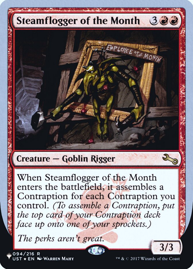 Steamflogger of the Month — The List (Unfinity Foil Edition) (ULST) #30
