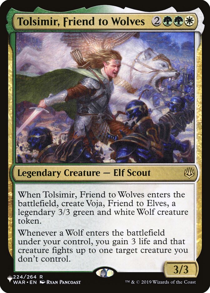 Tolsimir, Friend to Wolves — The List (PLST) #WAR-224