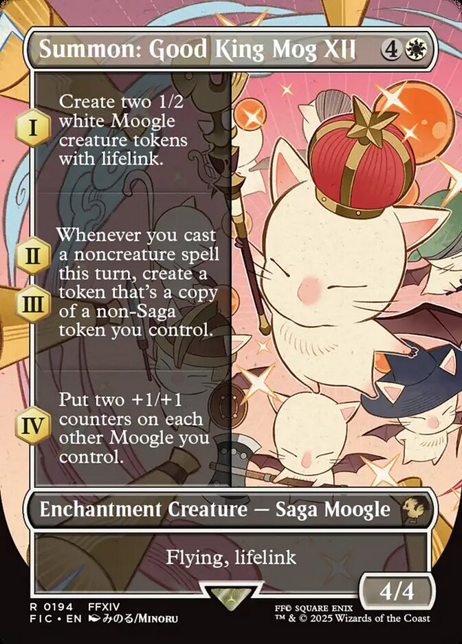 Summon: Good King Mog XII — Final Fantasy Commander (FIC) #194