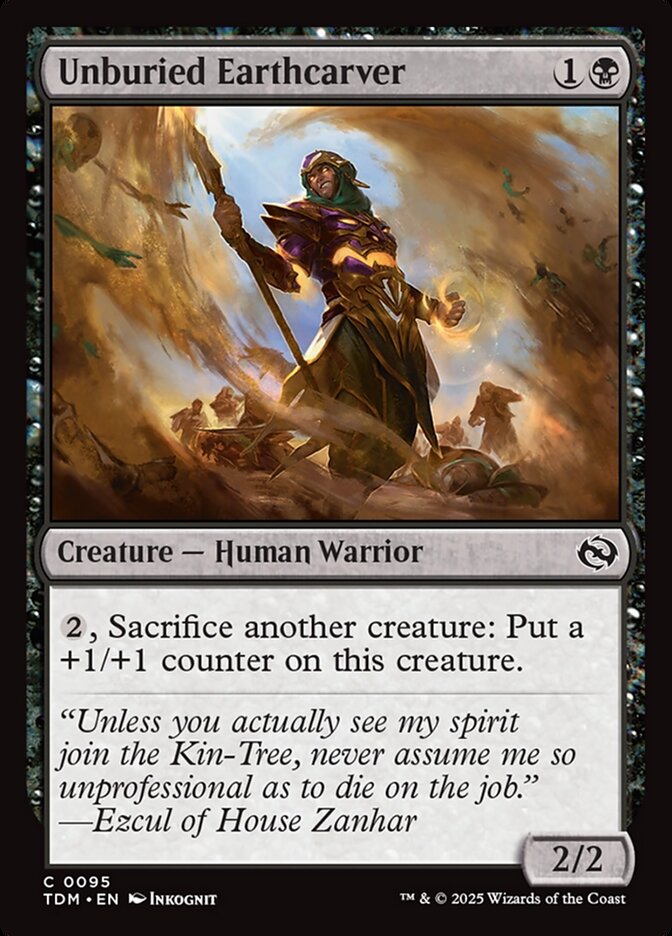 Unburied Earthcarver — Tarkir: Dragonstorm (TDM) #95