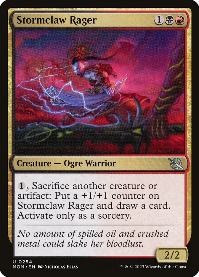 Stormclaw Rager — March of the Machine (MOM) #254