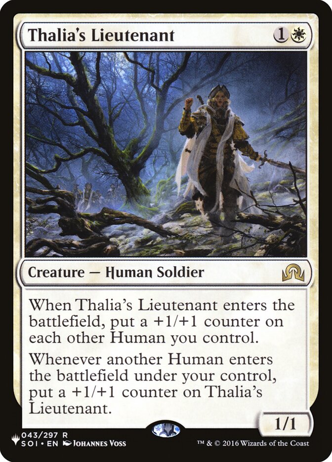 Thalia's Lieutenant — The List (PLST) #SOI-43