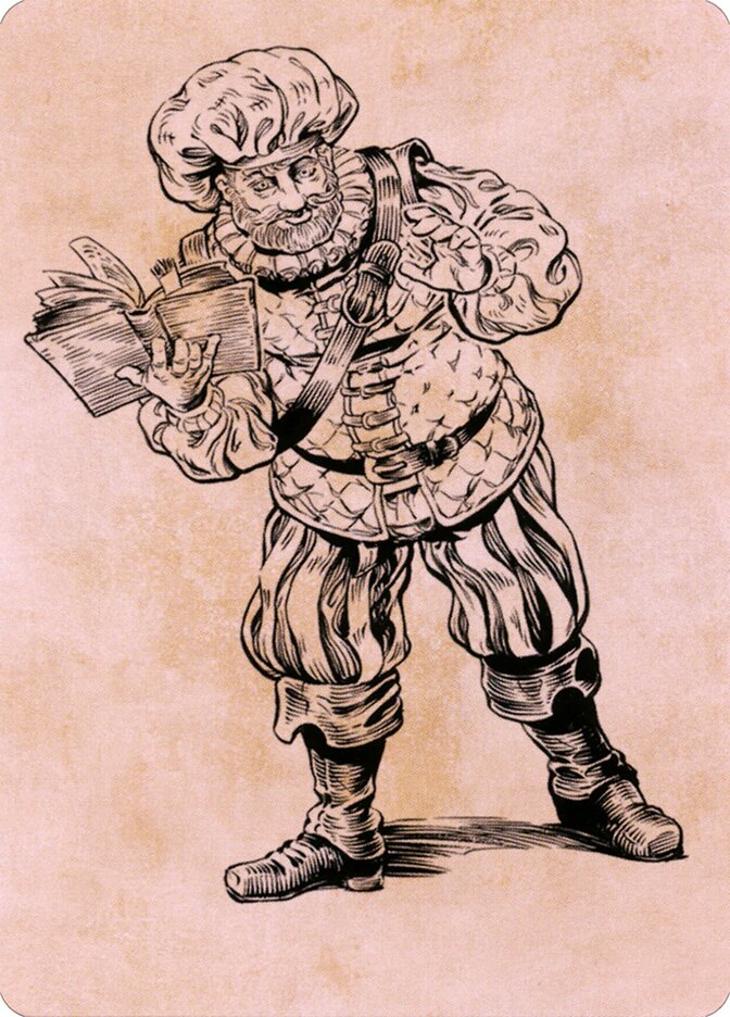 Volo, Itinerant Scholar // Volo, Itinerant Scholar — Battle for Baldur's Gate Art Series (ACLB) #48
