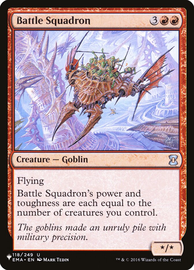 Battle Squadron — The List (PLST) #EMA-118