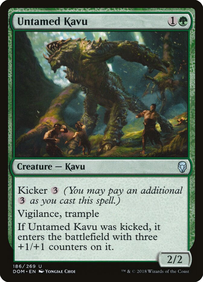 Untamed Kavu — Dominaria (DOM) #186