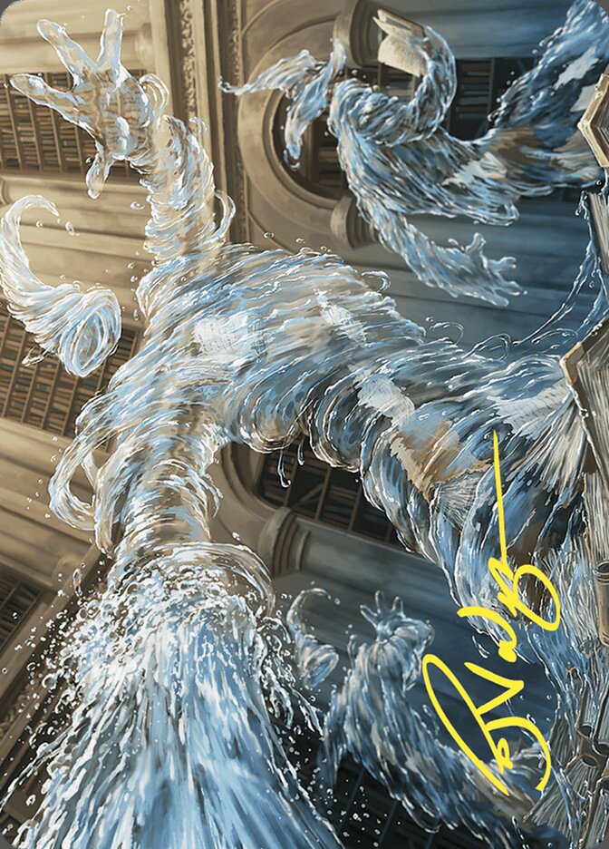 Splashy Spellcaster // Splashy Spellcaster — Wilds of Eldraine Art Series (AWOE) #9