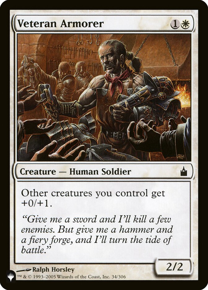 Veteran Armorer — The List (PLST) #RAV-34