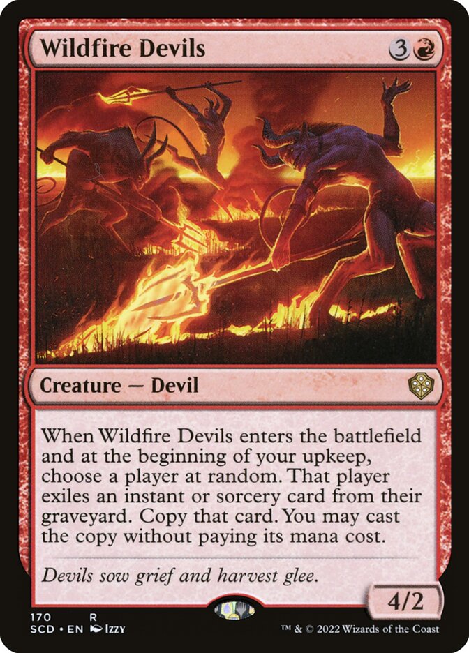 Wildfire Devils — Starter Commander Decks (SCD) #170