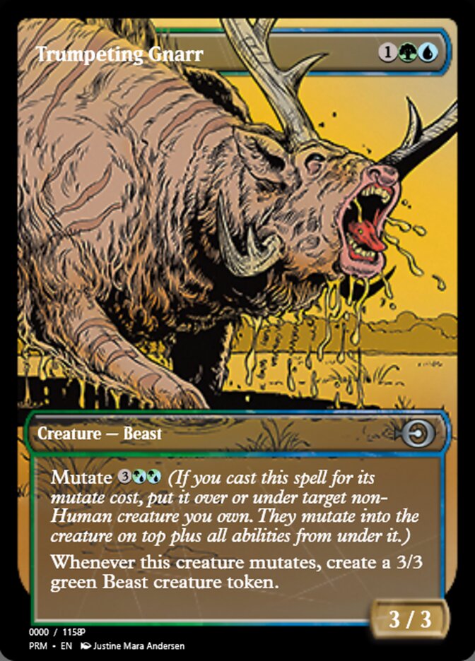 Trumpeting Gnarr — Magic Online Promos (PRM) #80971