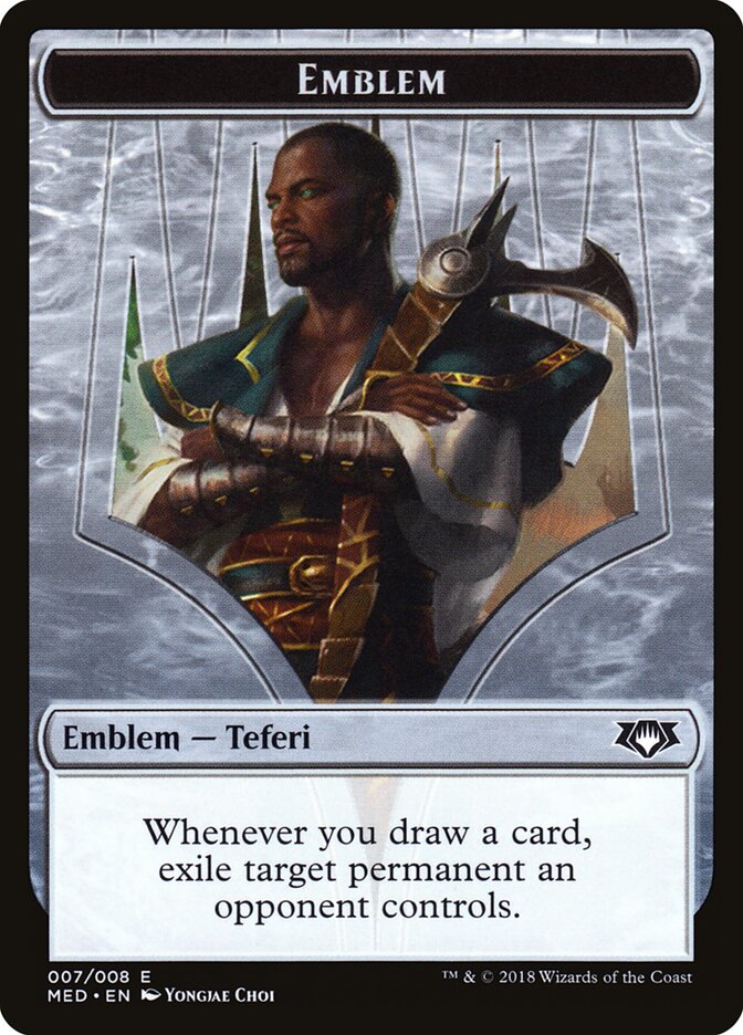 Teferi, Hero of Dominaria Emblem — Mythic Edition Tokens (TMED) #G7