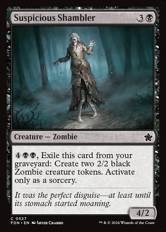 Suspicious Shambler — Foundations (FDN) #527