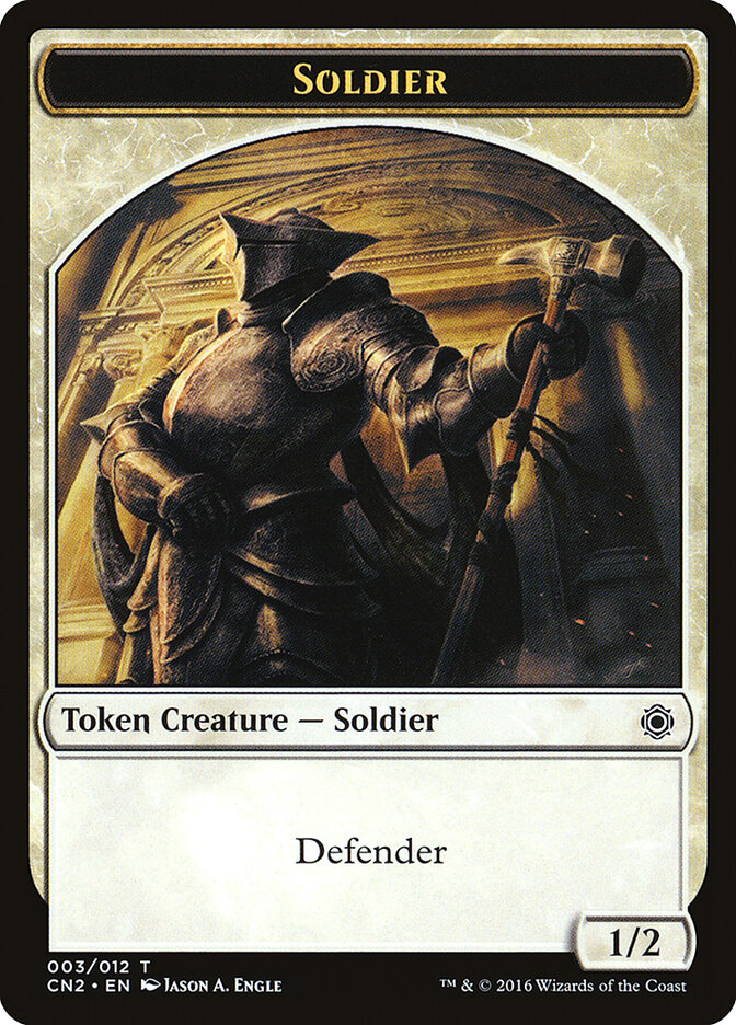 Soldier — Conspiracy: Take the Crown Tokens (TCN2) #3
