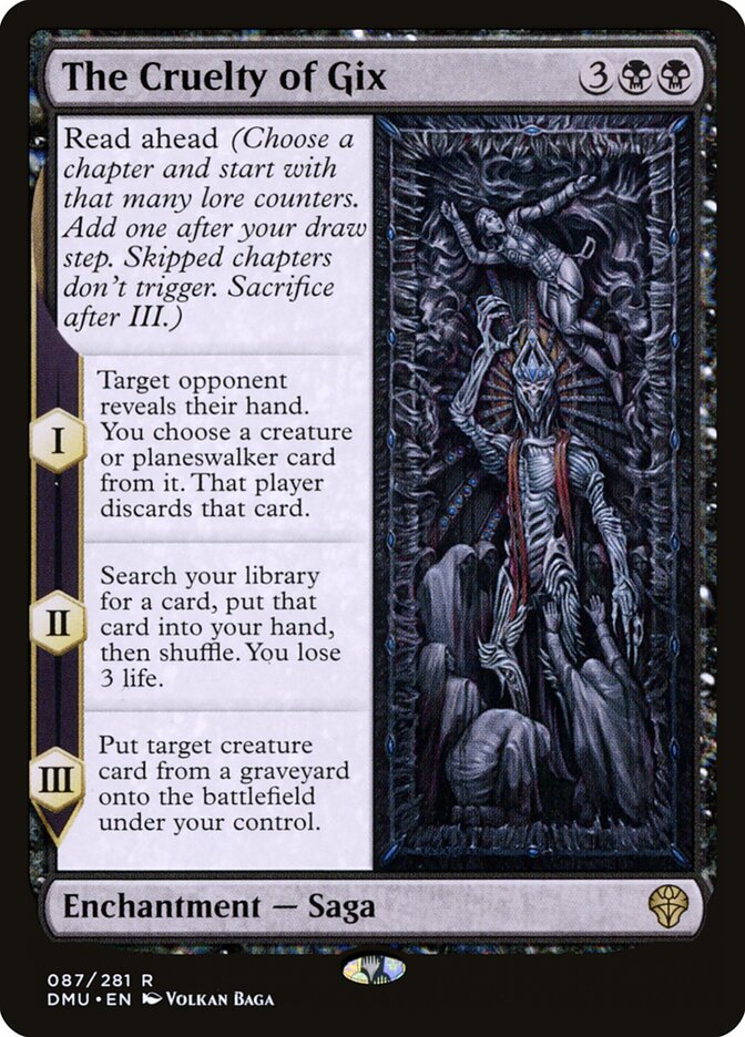 The Cruelty of Gix — Dominaria United (DMU) #87