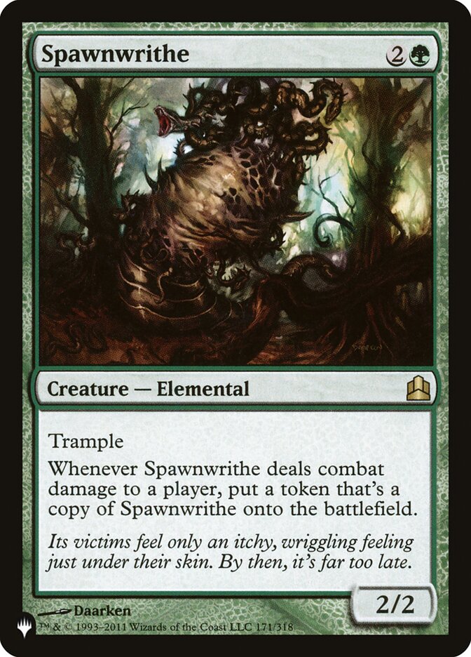 Spawnwrithe — The List (PLST) #CMD-171