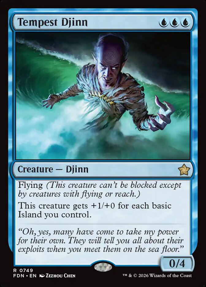 Tempest Djinn — Foundations (FDN) #749