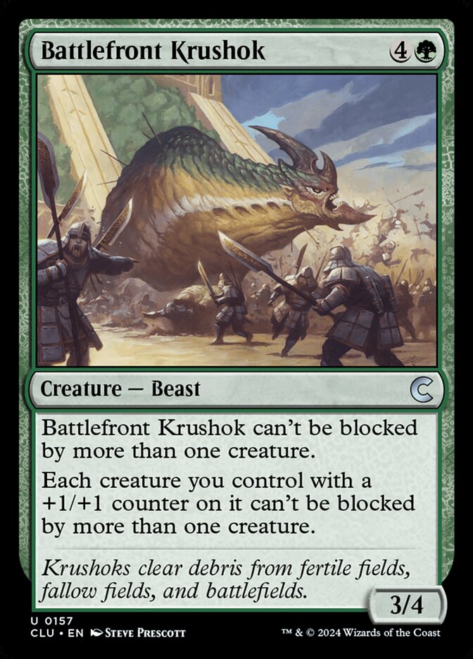 Battlefront Krushok — Ravnica: Clue Edition (CLU) #157