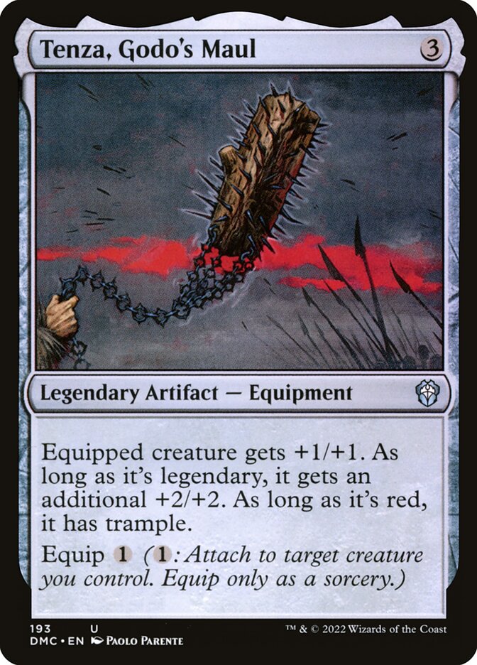Tenza, Godo's Maul — Dominaria United Commander (DMC) #193