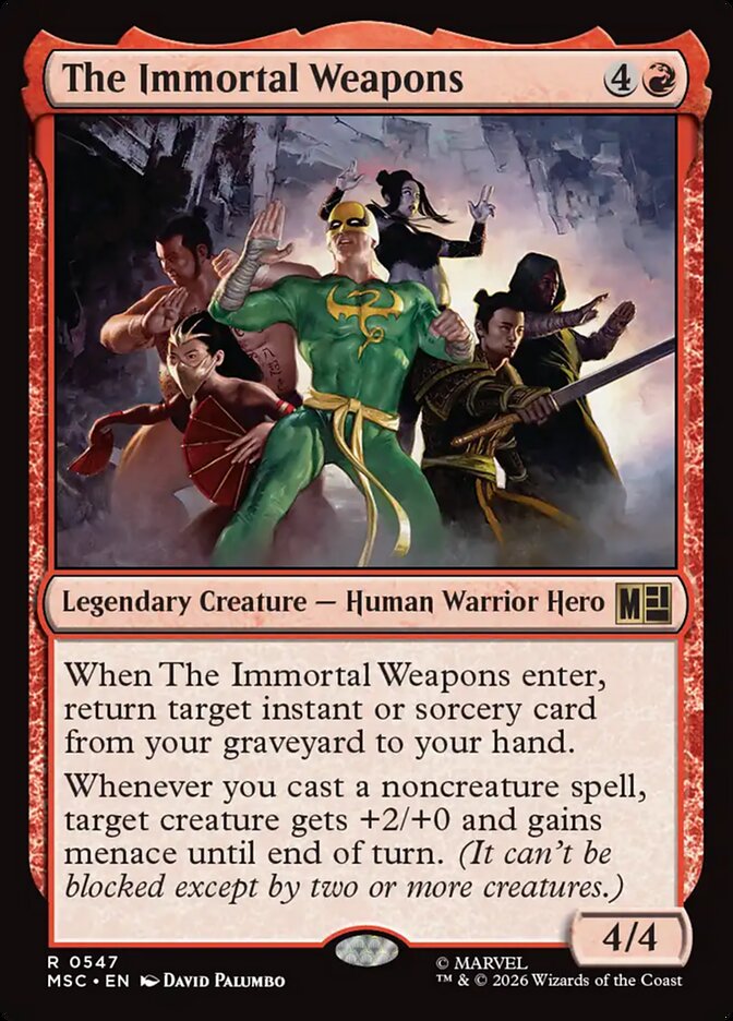 The Immortal Weapons — Marvel Super Heroes Commander (MSC) #547