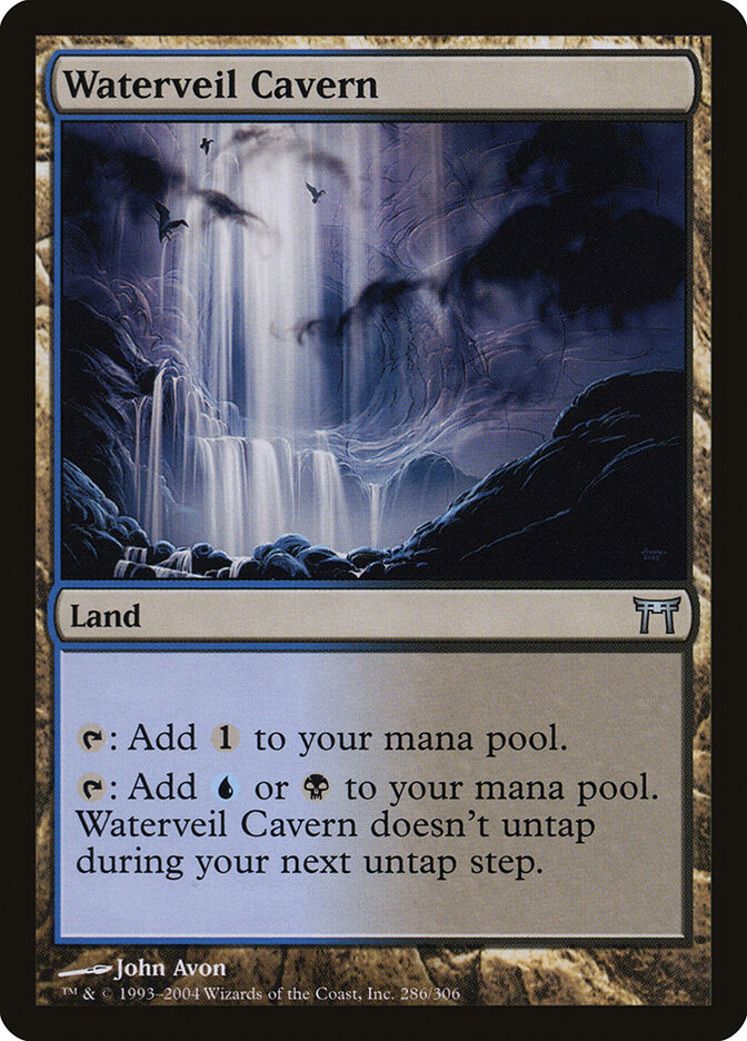 Waterveil Cavern — Champions of Kamigawa (CHK) #286