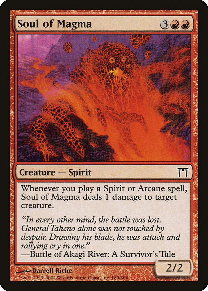 Soul of Magma — Champions of Kamigawa (CHK) #189