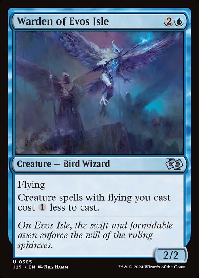 Warden of Evos Isle — Foundations Jumpstart (J25) #385