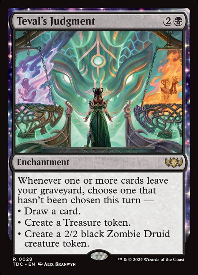 Teval's Judgment — Tarkir: Dragonstorm Commander (TDC) #28