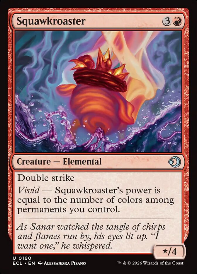 Squawkroaster — Lorwyn Eclipsed (ECL) #160