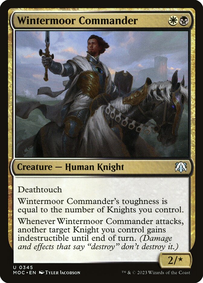 Wintermoor Commander — March of the Machine Commander (MOC) #345