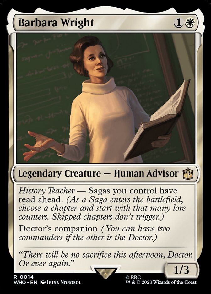 Barbara Wright — Doctor Who (WHO) #14