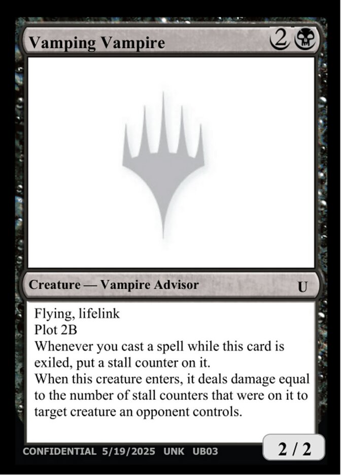 Vamping Vampire — Unknown Event (UNK) #UB03a