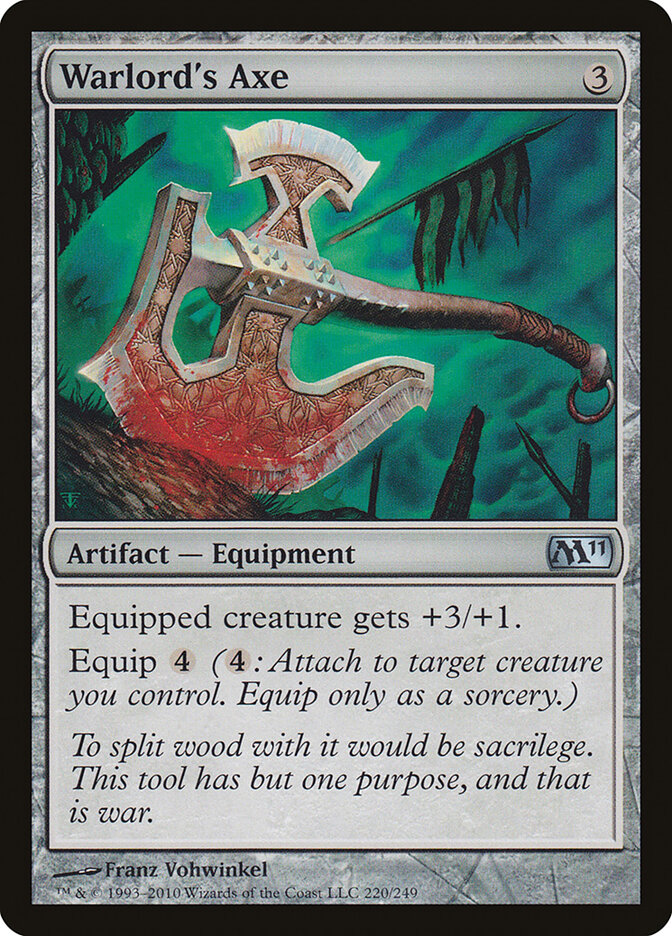 Warlord's Axe — Magic 2011 (M11) #220