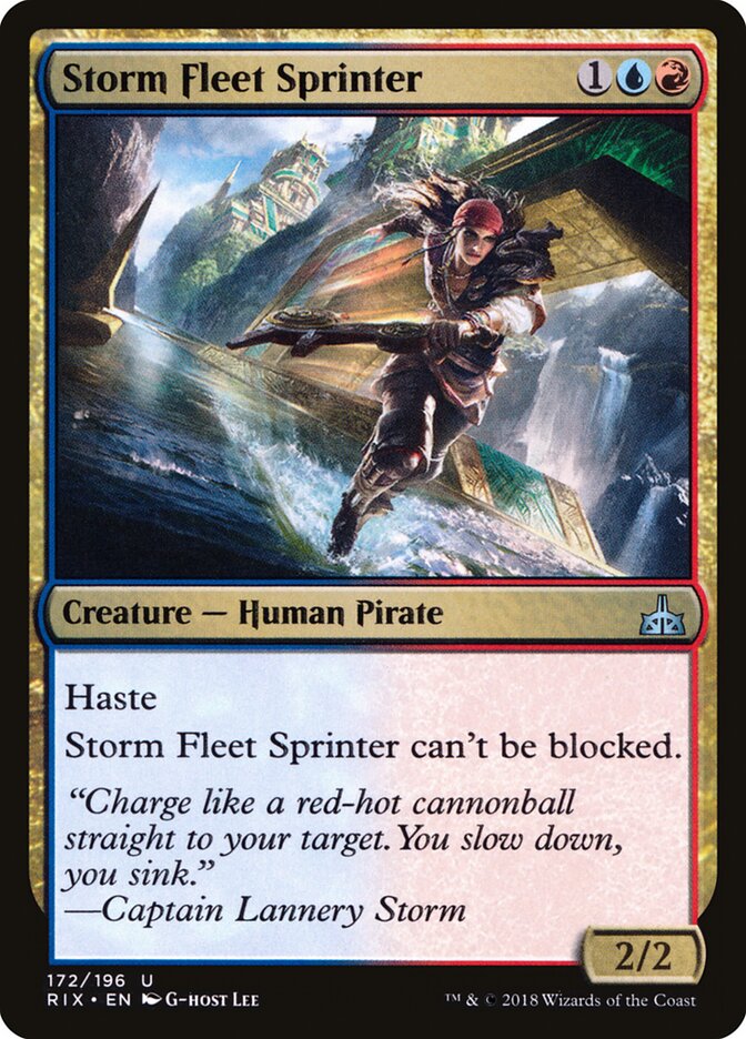 Storm Fleet Sprinter — Rivals of Ixalan (RIX) #172