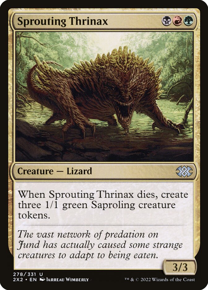 Sprouting Thrinax — Double Masters 2022 (2X2) #278