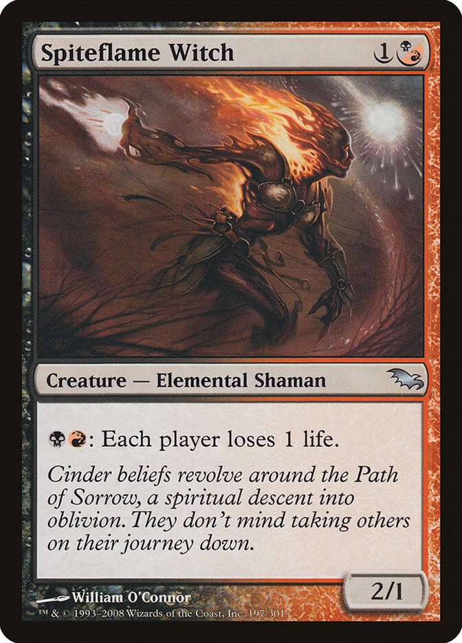 Spiteflame Witch — Shadowmoor (SHM) #197