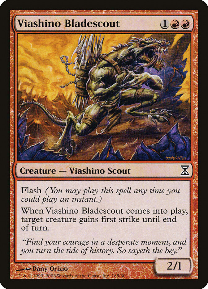 Viashino Bladescout — Time Spiral (TSP) #185