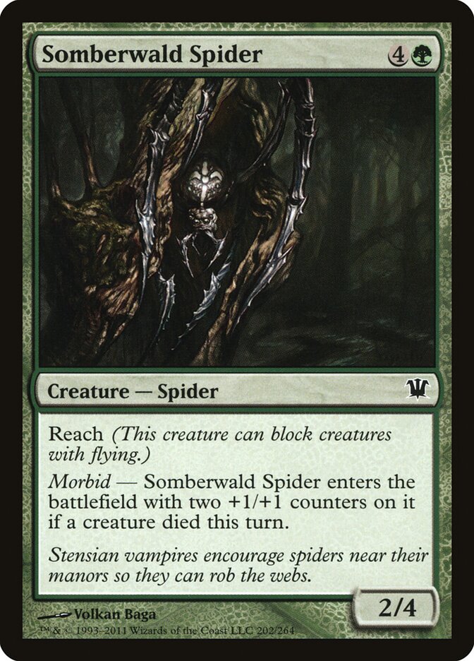 Somberwald Spider — Innistrad (ISD) #202