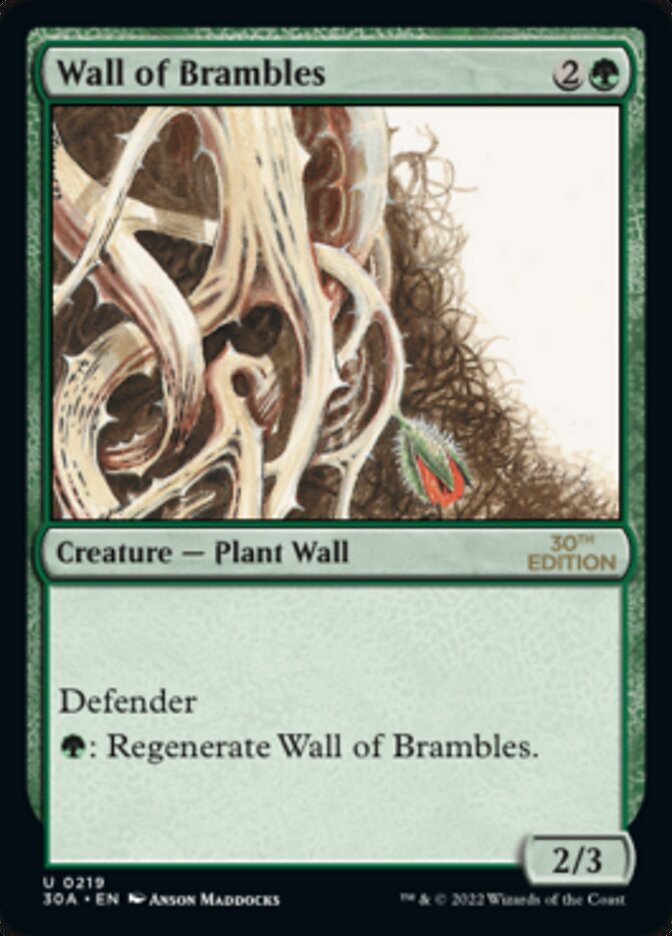 Wall of Brambles — 30th Anniversary Edition (30A) #219
